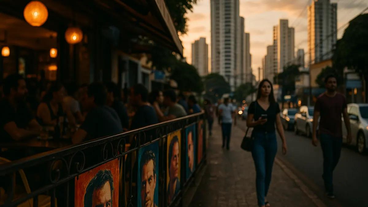 Foto original gerada para a matéria: Impactos do Novo Filme de Wagner Moura na Economia de Goiânia