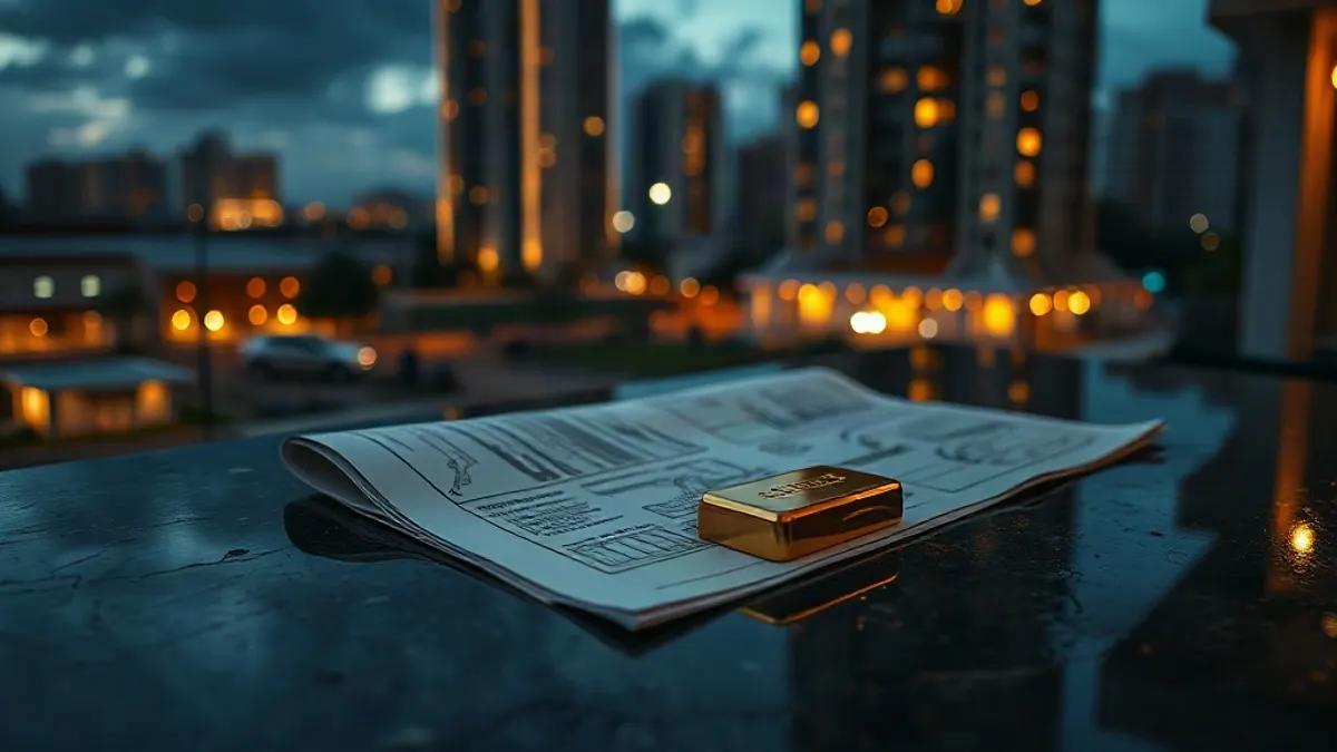 Foto original gerada para a matéria: Criptoativos e Imóveis em Goiânia: O que a nova agenda de Trump significa para você