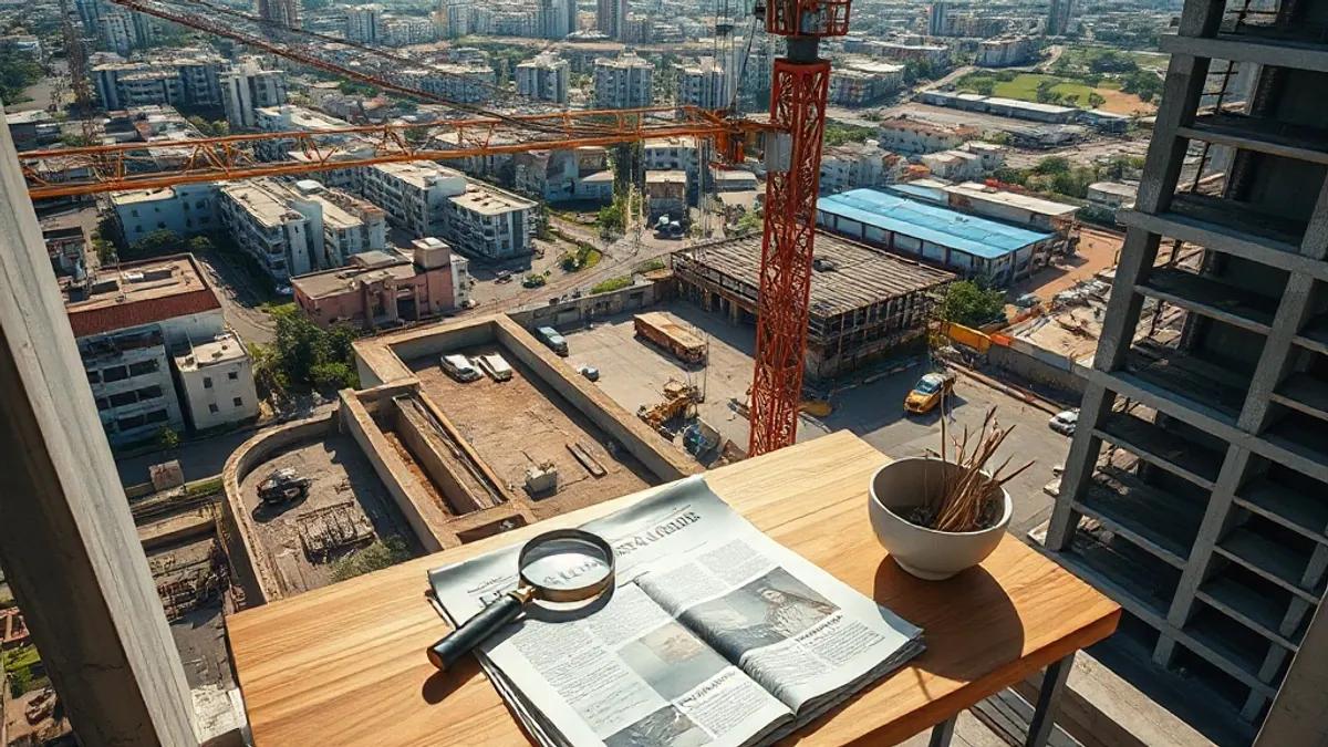 Foto original gerada para a matéria: Economia da China desacelera: como isso afeta o mercado imobiliário em Goiânia?