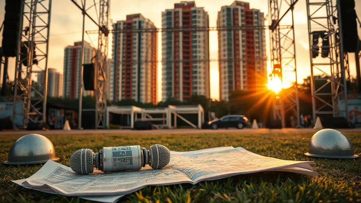 Foto original gerada para a matéria: Como grandes eventos transformam o mercado imobiliário em Goiânia