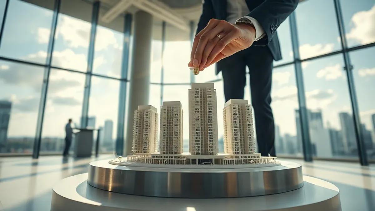 Foto original gerada para a matéria: Fundos Imobiliários em Alta: O que Isso Significa para o Investidor em Goiânia?