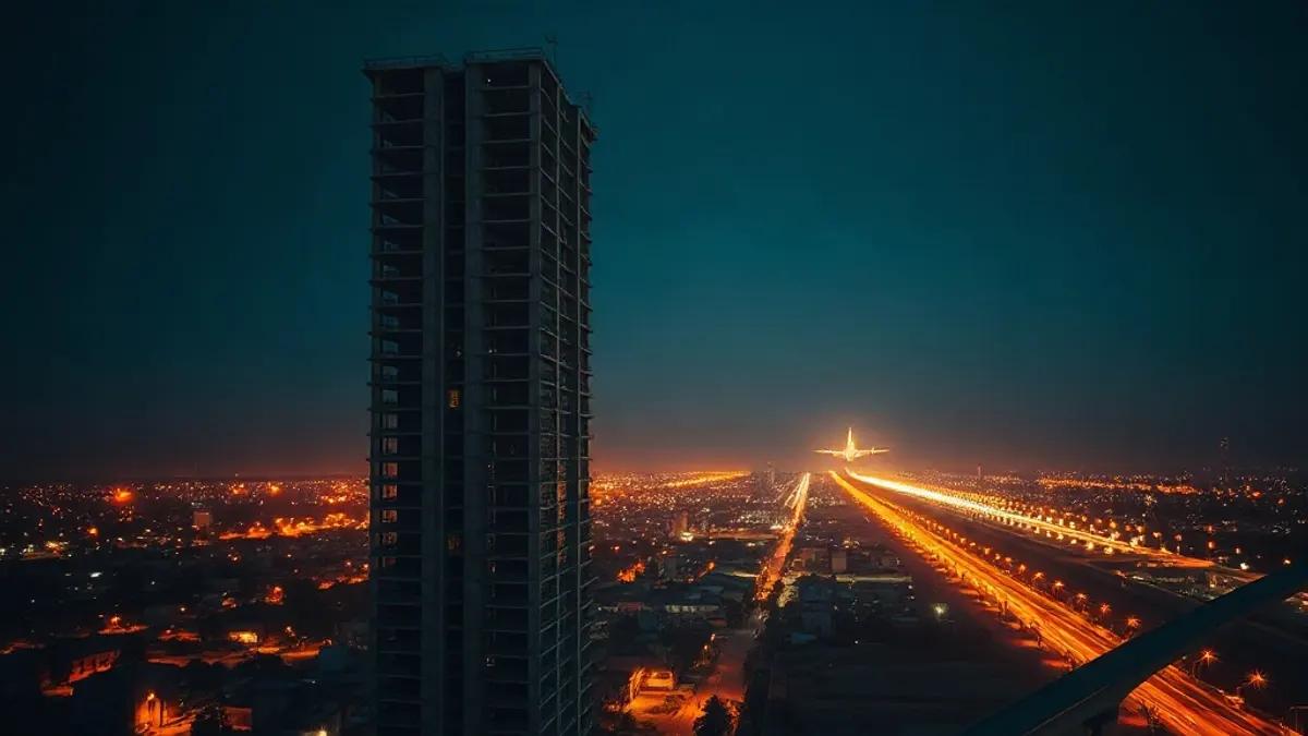 Foto original gerada para a matéria: Pouso de emergência em Goiânia: o que a segurança aérea revela sobre a cidade