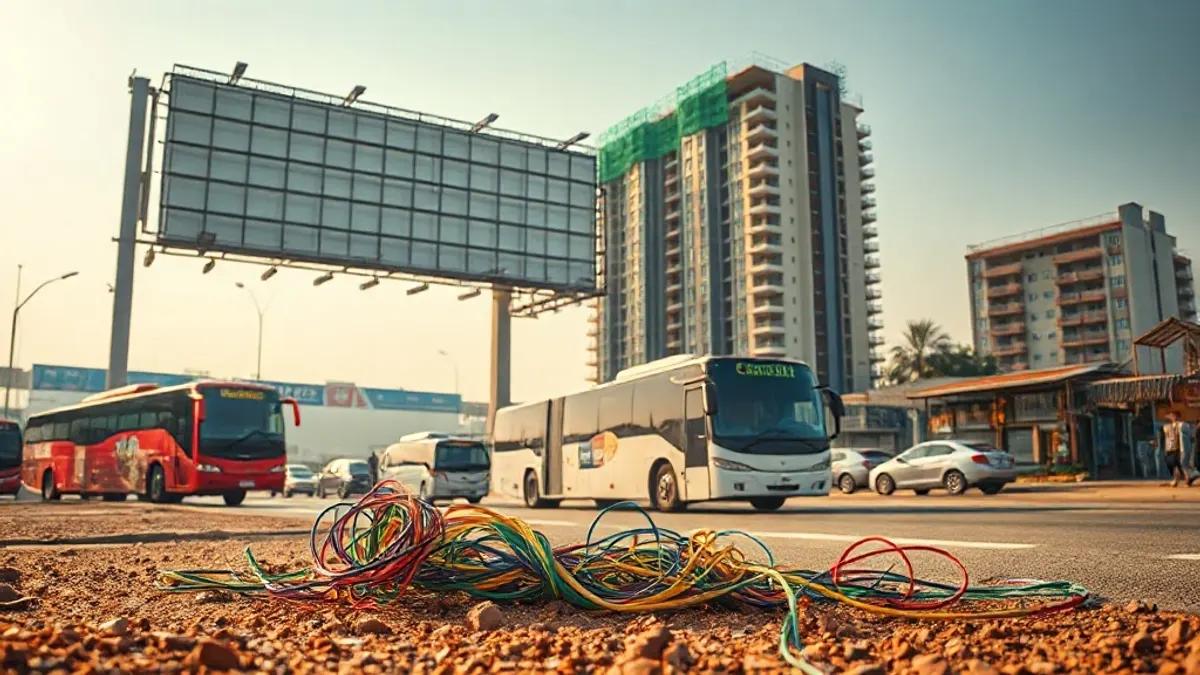 Foto original gerada para a matéria: Cena inusitada na BR-153: quando o inesperado cruza o caminho do seu investimento