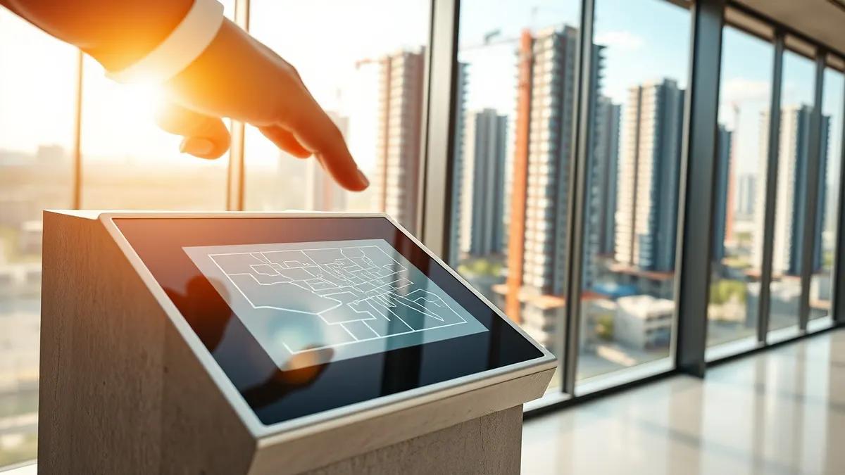 Foto original gerada para a matéria: Impacto da Digitalização no Crédito Imobiliário em Goiânia