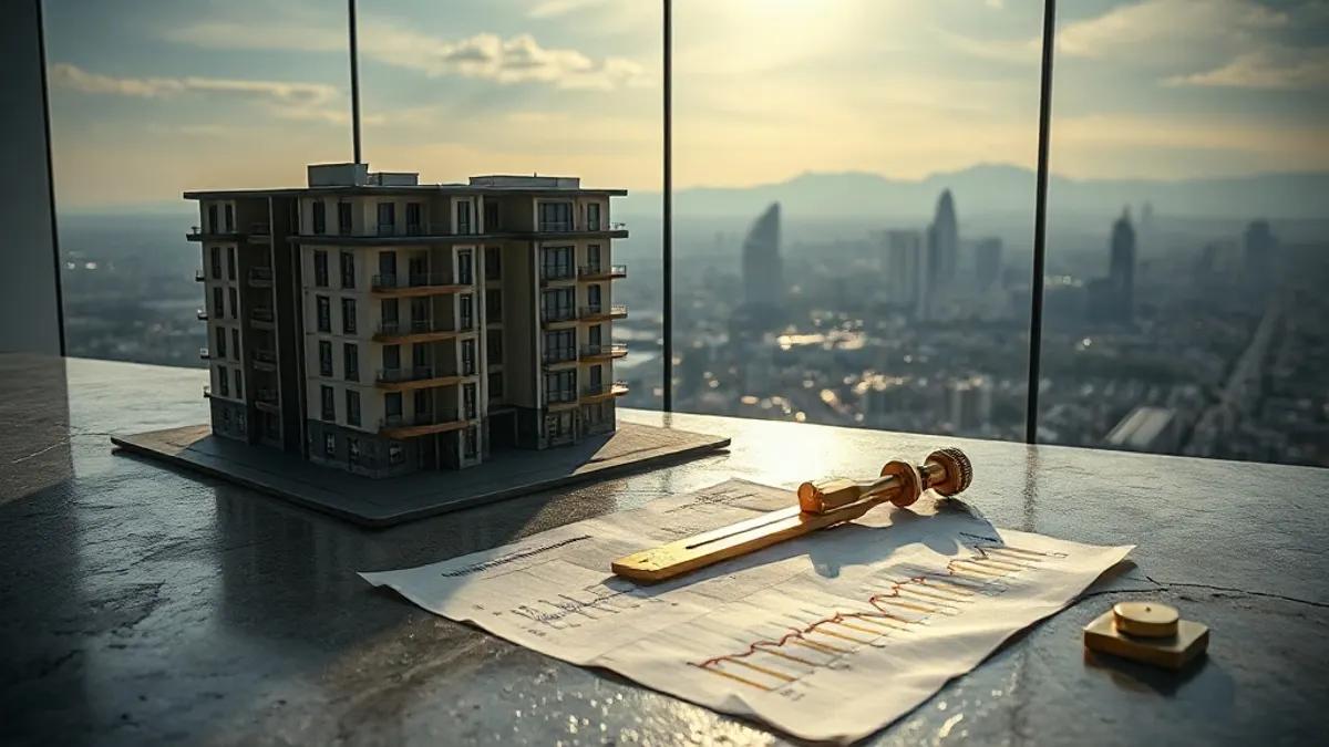 Foto original gerada para a matéria: Selic em queda: O que o investidor de Goiânia precisa saber sobre Fundos Imobiliários
