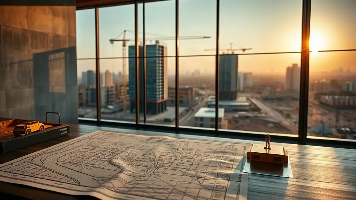 Foto original gerada para a matéria: Movimentações no mercado imobiliário: o que a venda de ativos da HBR Realty ensina