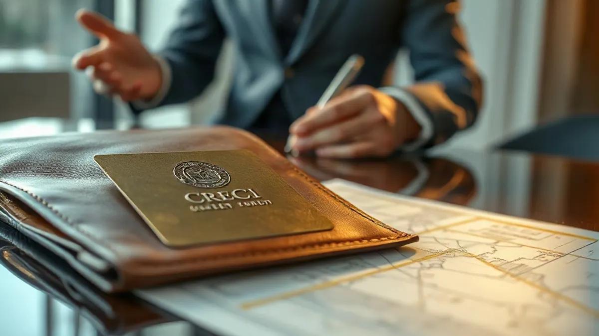 Foto original gerada para a matéria: Segurança Imobiliária em Goiânia: Por que exigir o CRECI é essencial