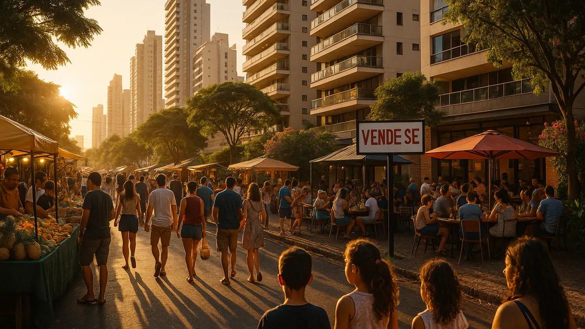 Foto original gerada para a matéria: Impacto da Inflação e do Varejo no Mercado Imobiliário de Goiânia