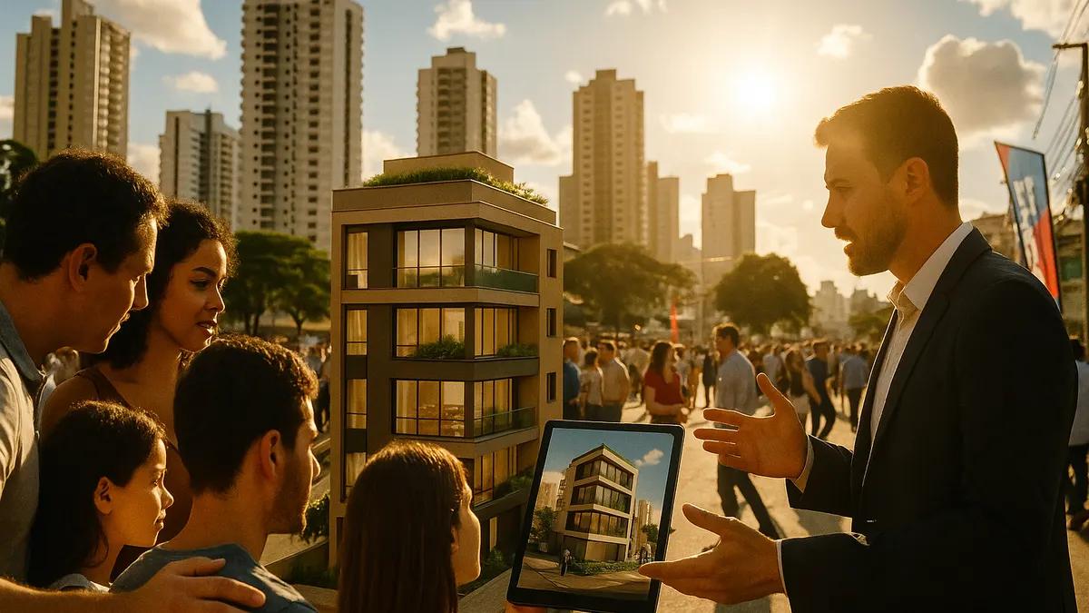 Foto original gerada para a matéria: Como as novas políticas de Lula impactam o mercado imobiliário em Goiânia