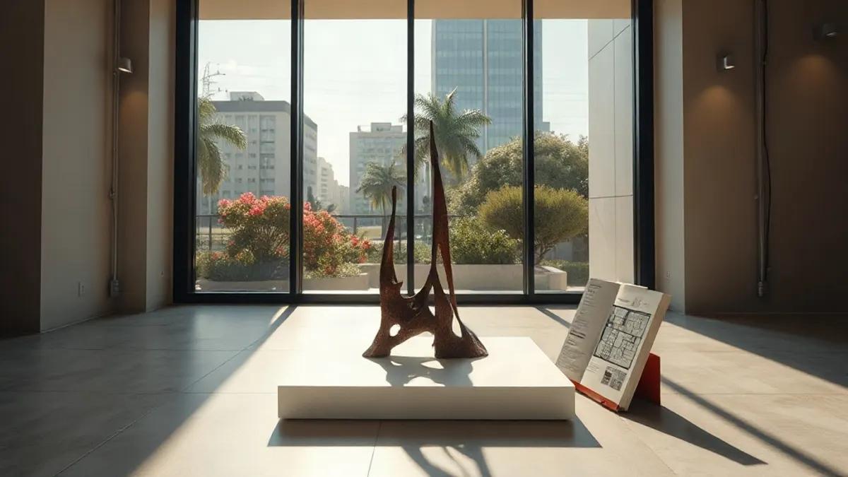 Foto original gerada para a matéria: Cultura e Imóveis: Como o mercado imobiliário em Goiânia se conecta com a arte