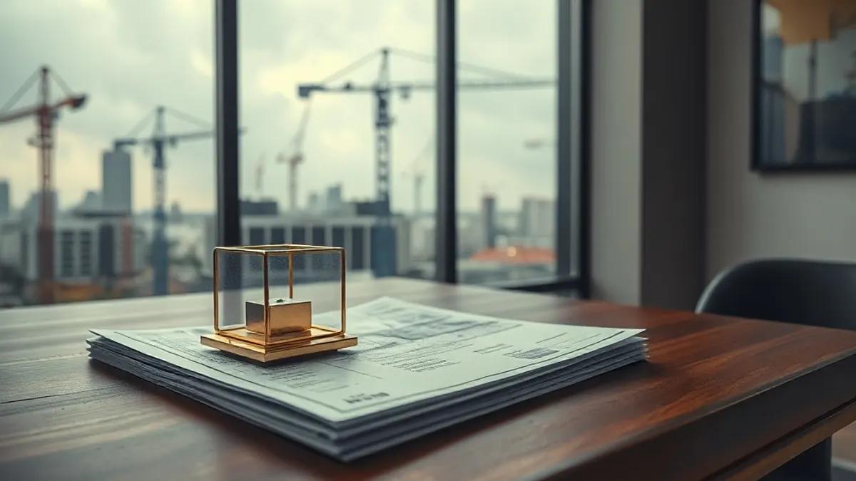 Foto original gerada para a matéria: Juros e Mercado Imobiliário em Goiânia: O que a visão de Galípolo significa para você