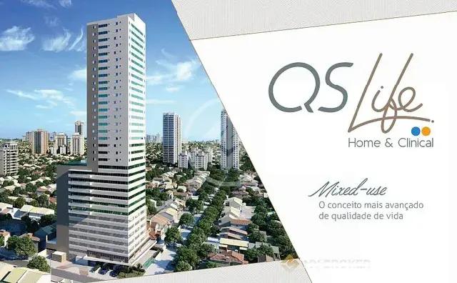 Apartamento no QS Life, sendo 2 suíte com 69,4m², Goiânia-GO – fachada do empreendimento