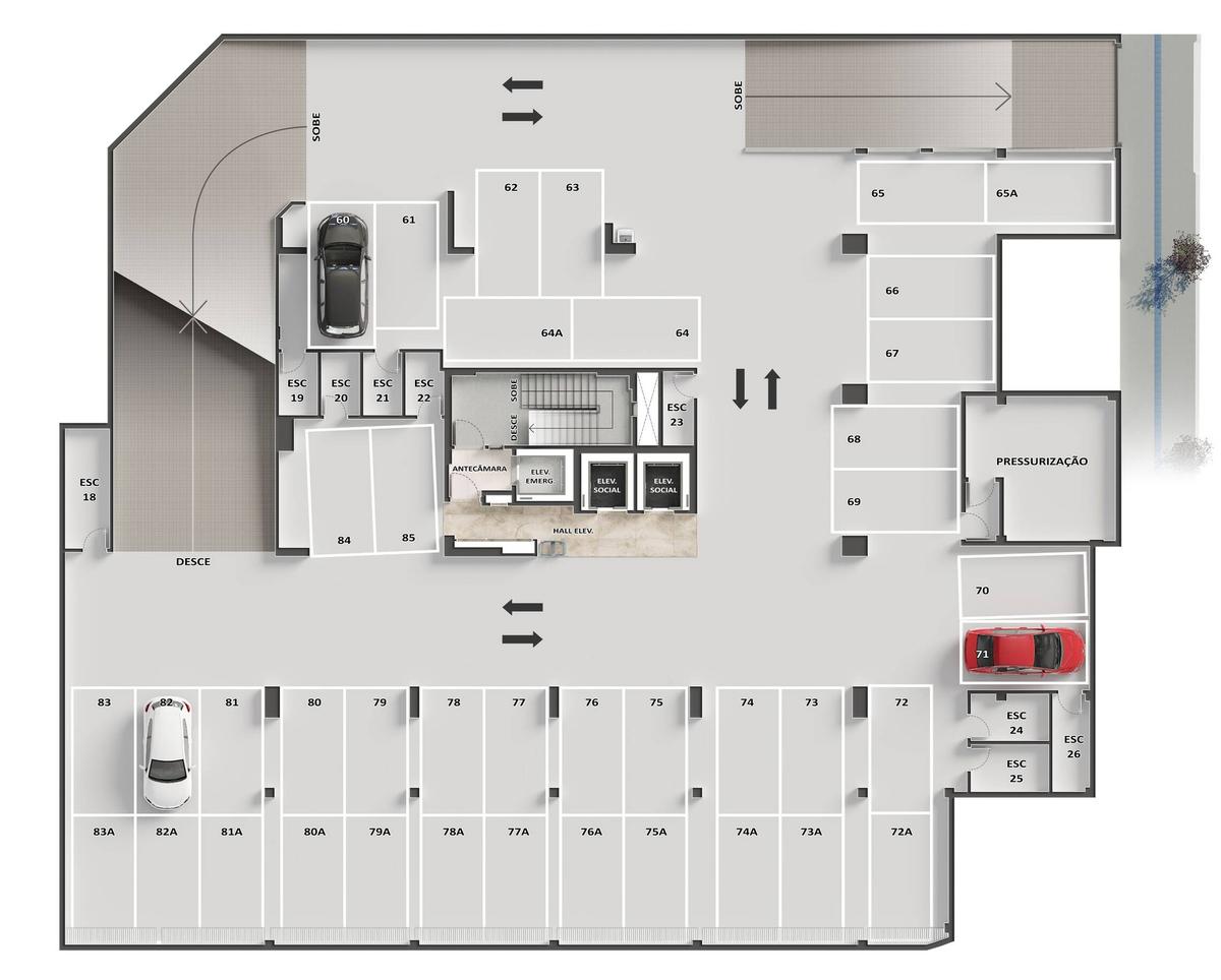 Pavimento subsolo 1