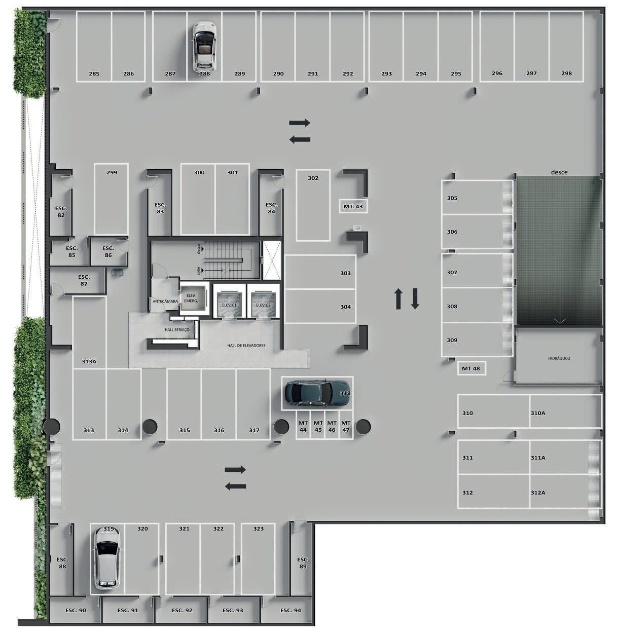 Pavimento garagem 2