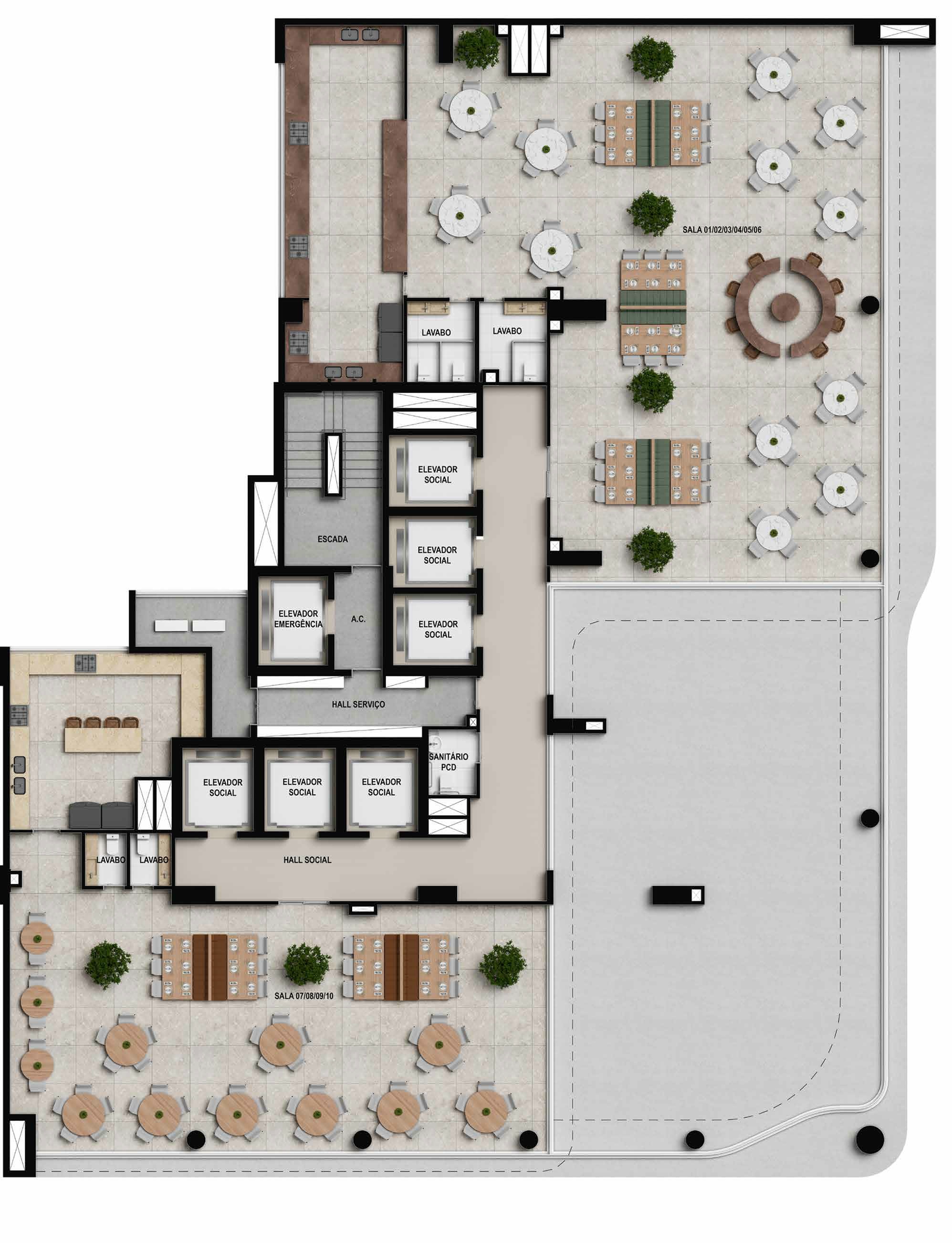 Pavimento rooftop