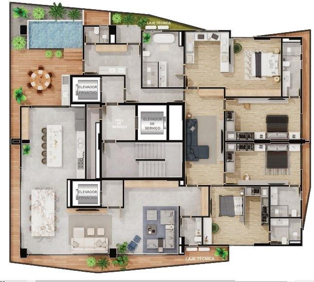 Planta 02 - 4 dorm 356 48m²
