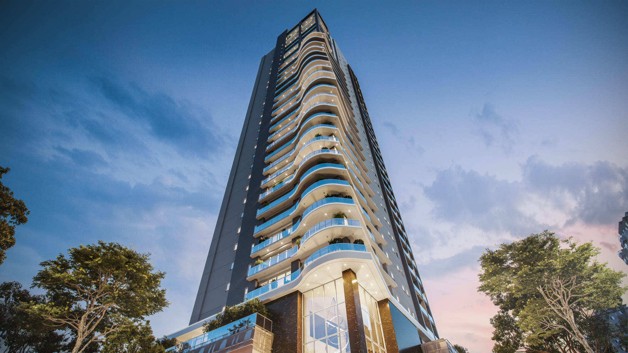 The Sun LuxuryStyle – fachada do empreendimento