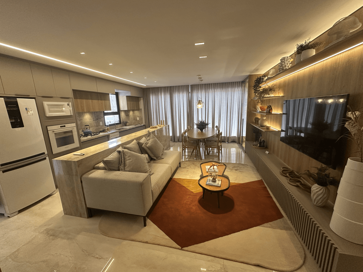 Sala/Cozinha - Apto 135m²