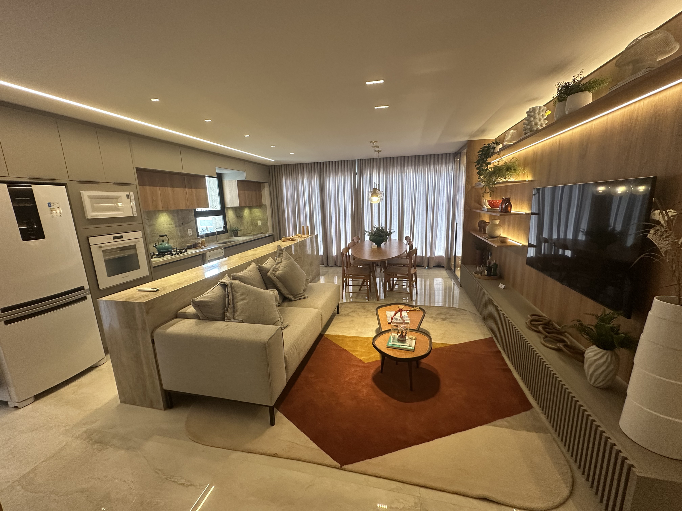 Sala/Cozinha - Apto 135m²