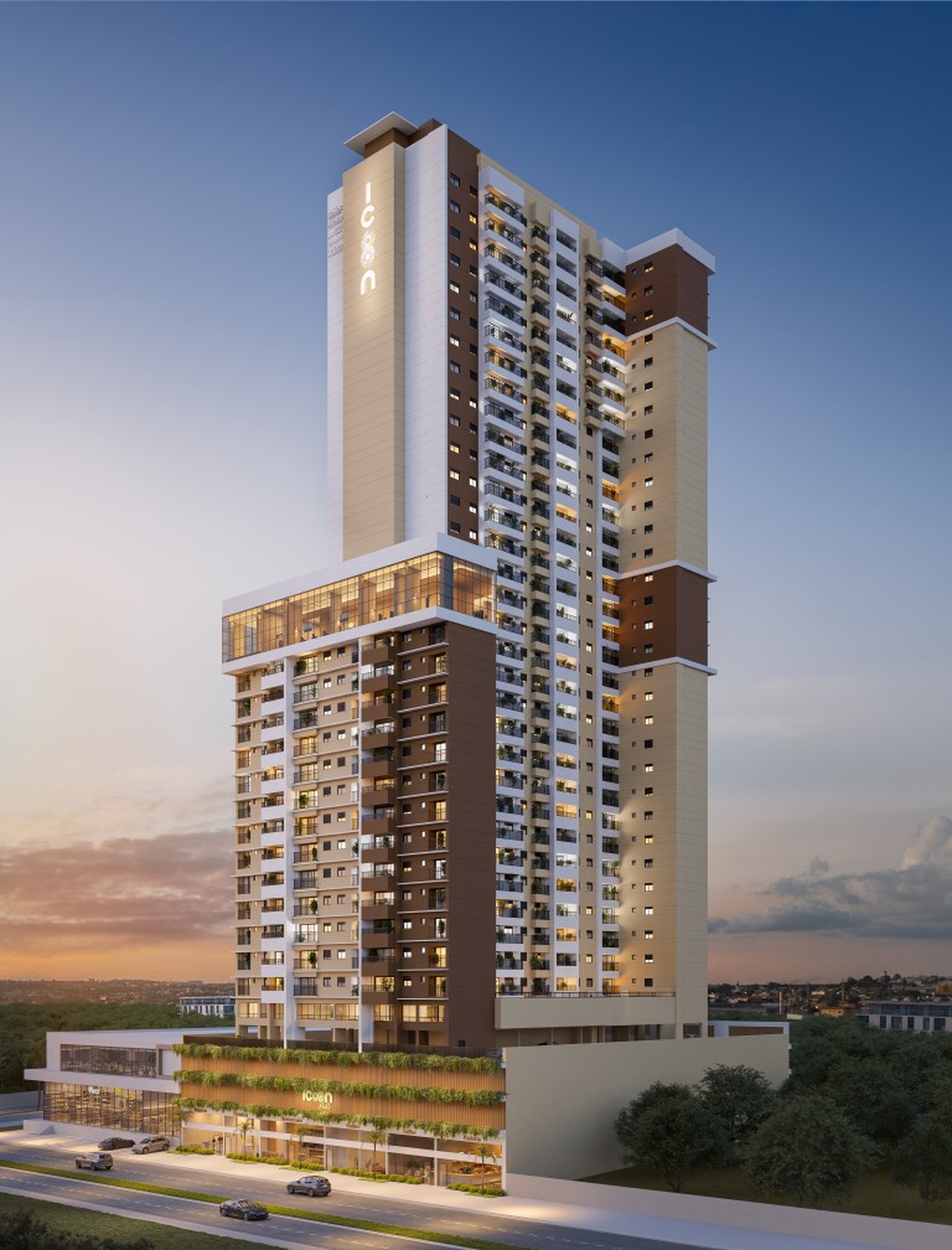 Icoon Home Resort - Residencial – fachada do empreendimento