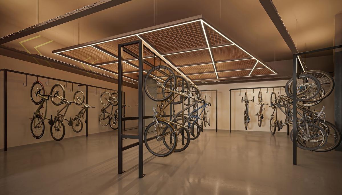 200 bicicletário