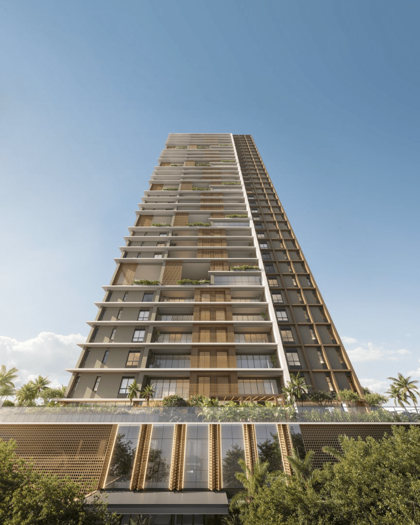 Opus Ayra Reserva Ybiti – fachada do empreendimento