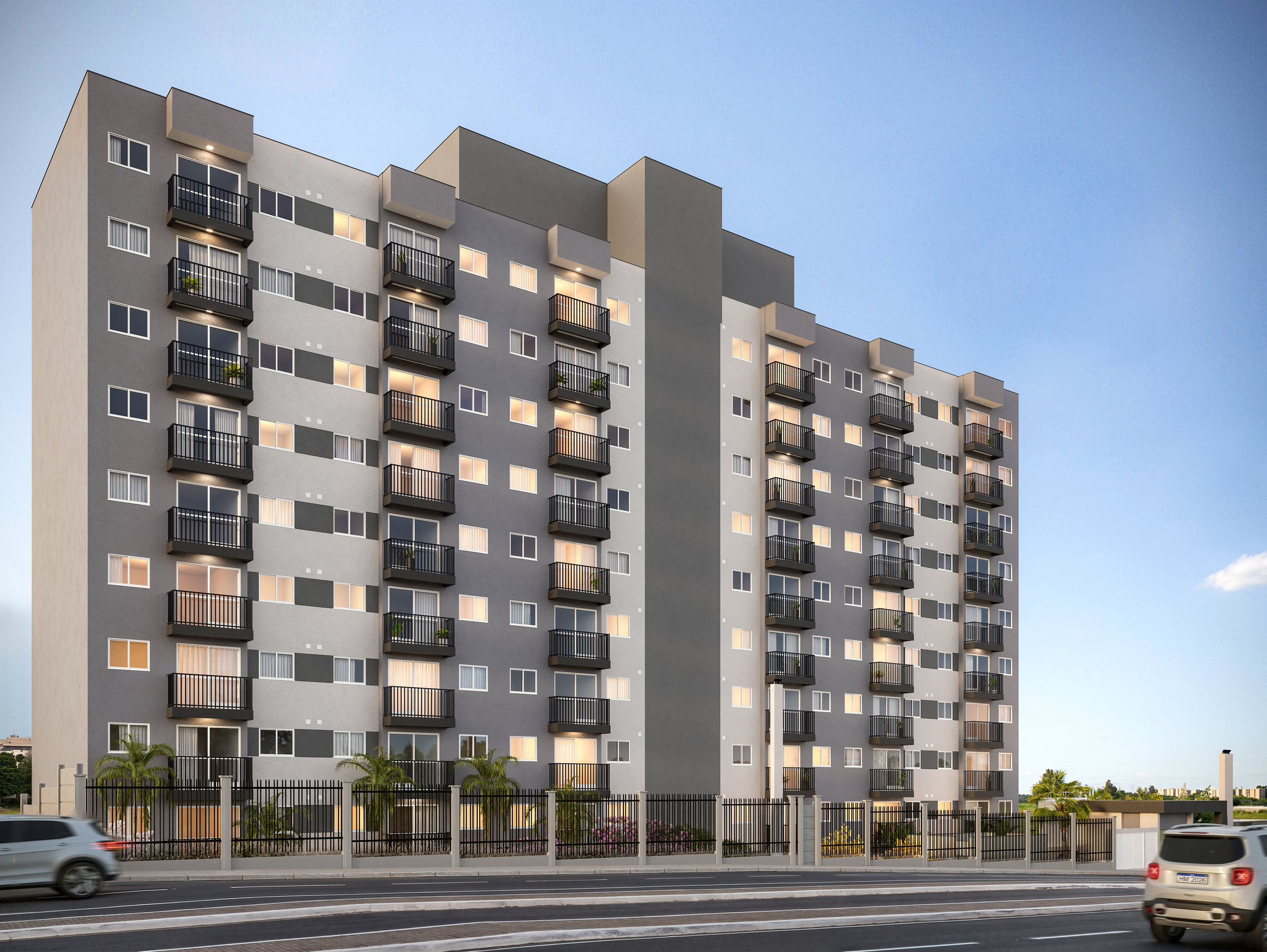 HM Smart Vila das Belezas – fachada do empreendimento